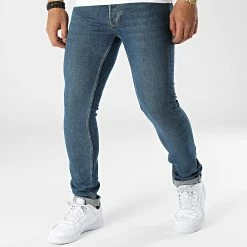 Meilleur prix 🧨 Jean Slim 7871 Bleu Denim de Classic Series ❤️
