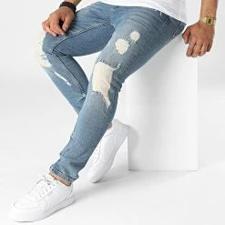 Offres 🔥 Jean Slim DH-5006 Bleu Denim de Classic Series 🎁 -Classic Series Soldes classic series 318281 DH 5006 O MAVI 20220510T140907 03