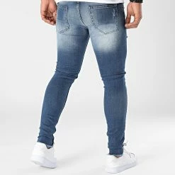 Sortie ❤️ Jean Slim DHZ-3747 Bleu Wash de Classic Series 🔔 -Classic Series Soldes classic series 318284 DHZ 3747 O MAVI 20220510T140151 04