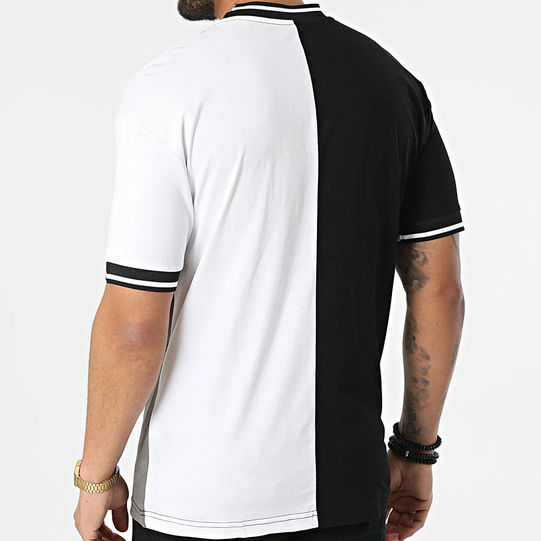 Le moins cher 🤩 Tee 👕 Shirt G22-613 Noir Blanc de Classic Series 🥰 6 Le moins cher 🤩 Tee 👕 Shirt G22-613 Noir Blanc de Classic Series 🥰 – Image 4
