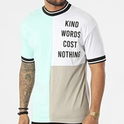 Acheter 🌟 Tee 👚 Shirt G22-613 Vert Blanc de Classic Series 😀