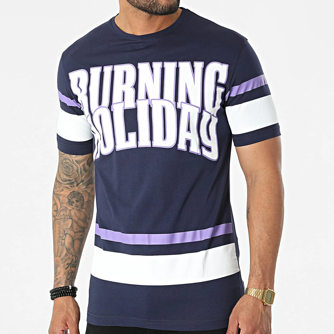 Budget ⌛ Tee 👕 Shirt G22-585 Bleu Marine de Classic Series 🥰 3 Budget ⌛ Tee 👕 Shirt G22-585 Bleu Marine de Classic Series 🥰