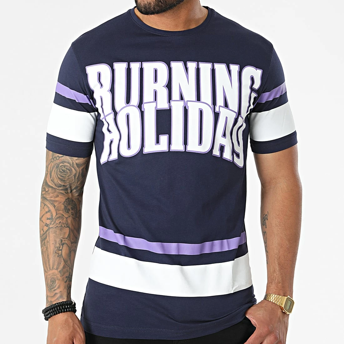 Budget ⌛ Tee 👕 Shirt G22-585 Bleu Marine de Classic Series 🥰 5 Budget ⌛ Tee 👕 Shirt G22-585 Bleu Marine de Classic Series 🥰 – Image 3