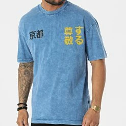 Nouveau 👍 Tee 👕 Shirt G22-643 Bleu de Classic Series 👏 -Classic Series Soldes classic series 318413 G22 643 INDIGO 20220510T161400 04