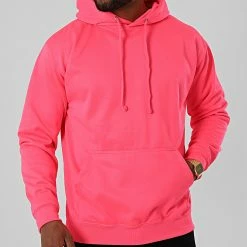 Grosses soldes 🧨 Sweat Capuche JH004 Rose Fluo de Classic Series 😀 -Classic Series Soldes classic series 318806 JH004 ELECTRIC PINK 20220518T134837 03