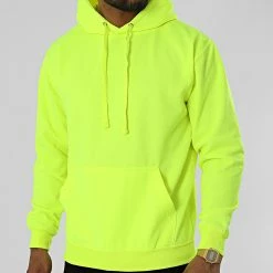 Acheter 🥰 Sweat Capuche JH004 Jaune Fluo de Classic Series 🛒