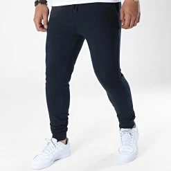 Acheter 🔥 Pantalon Jogging JH074 Bleu Marine de Classic Series ❤️