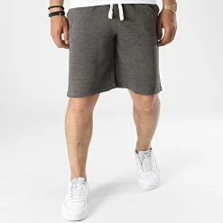 De gros 😍 Short Jogging JH080 Gris Anthracite Chiné de Classic Series 🔥 -Classic Series Soldes classic series 318859 JH080 CHARCOAL 20220513T155105 03