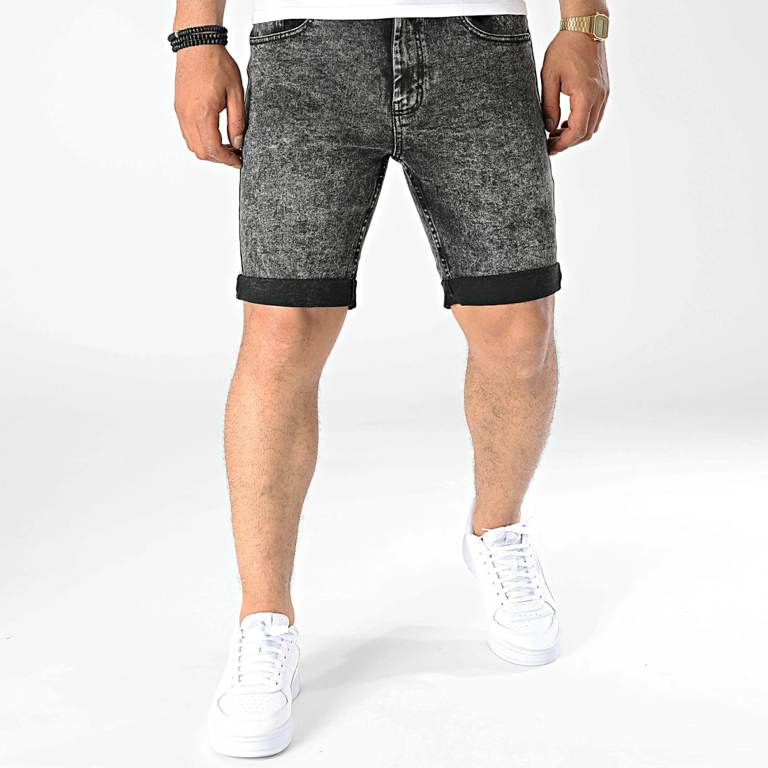 Meilleure affaire 🤩 Short Jean Mr Orange Acid Gris de Classic Series 💯 5 Meilleure affaire 🤩 Short Jean Mr Orange Acid Gris de Classic Series 💯 – Image 3