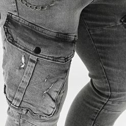 Acheter ❤️ Jean Skinny Cargo 13441 Gris Anthracite de Classic Series 🎉 -Classic Series Soldes classic series 321134 13441 20220603T141711 02