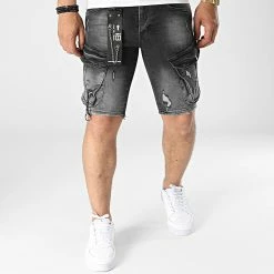 Nouveau ⭐ Short Jean 15381 Gris Anthracite de Classic Series 😍 -Classic Series Soldes classic series 321137 15381 20220603T155234 03