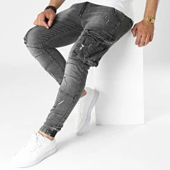 Grosses soldes 🎉 Pantalon Cargo Jean 15321 Gris Anthracite de Classic Series 🎁 8 Grosses soldes 🎉 Pantalon Cargo Jean 15321 Gris Anthracite de Classic Series 🎁 -Classic Series Soldes classic series 321143 15321 20220531T153117 03