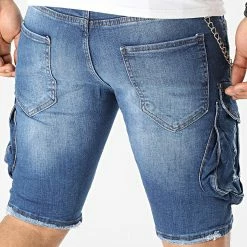 Remise 😉 Short Jean 15383 Bleu Denim de Classic Series ⌛ -Classic Series Soldes classic series 321147 15383 BF 20220531T160701 04