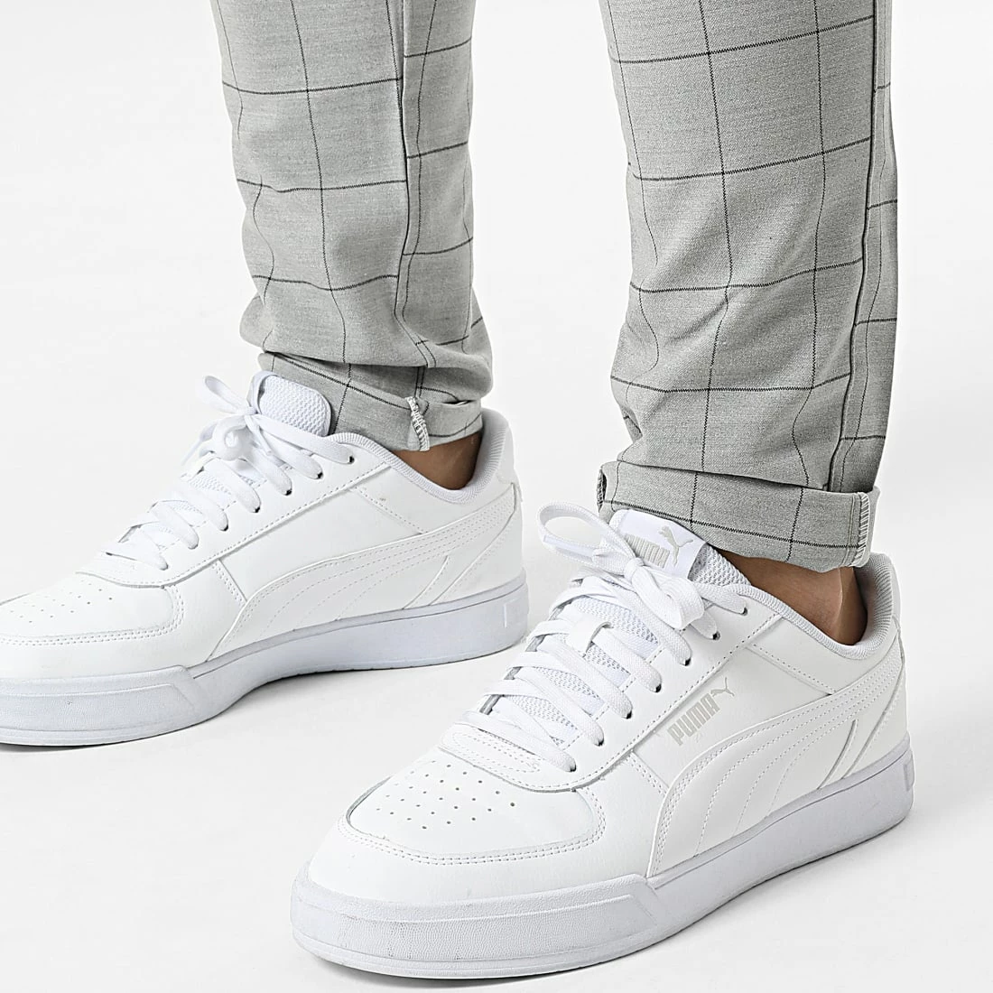 Nouveau 🎉 Pantalon Carreaux DJ2286 Gris Chiné de Classic Series 🎉 4 Nouveau 🎉 Pantalon Carreaux DJ2286 Gris Chiné de Classic Series 🎉 – Image 2