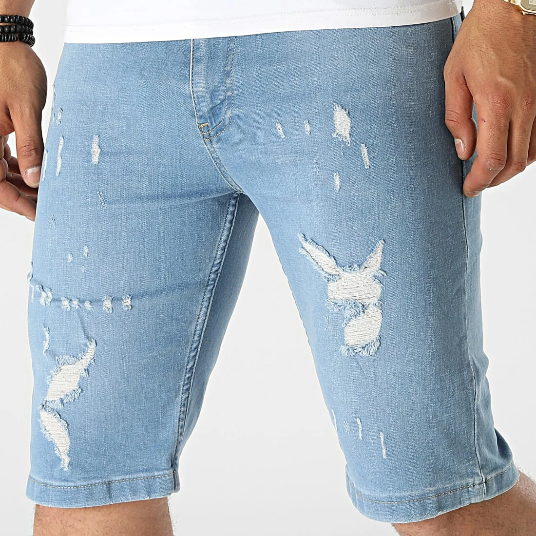 Meilleure affaire 😉 Short Jean 7027 Bleu Denim de Classic Series 🤩 3 Meilleure affaire 😉 Short Jean 7027 Bleu Denim de Classic Series 🤩