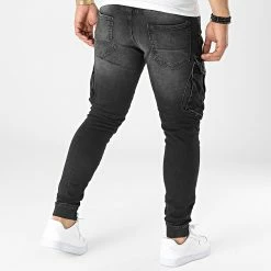 Meilleure vente 👏 Pantalon Cargo Jean 15326 Noir de Classic Series 👏 -Classic Series Soldes classic series 321201 15326 20220531T153039 04