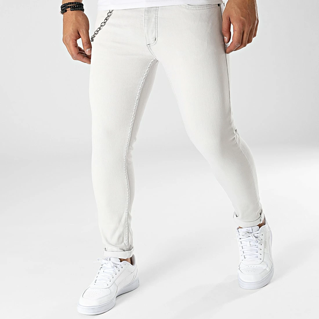 Offres 🧨 Jean Skinny 15527 Gris de Classic Series 🥰 3 Offres 🧨 Jean Skinny 15527 Gris de Classic Series 🥰