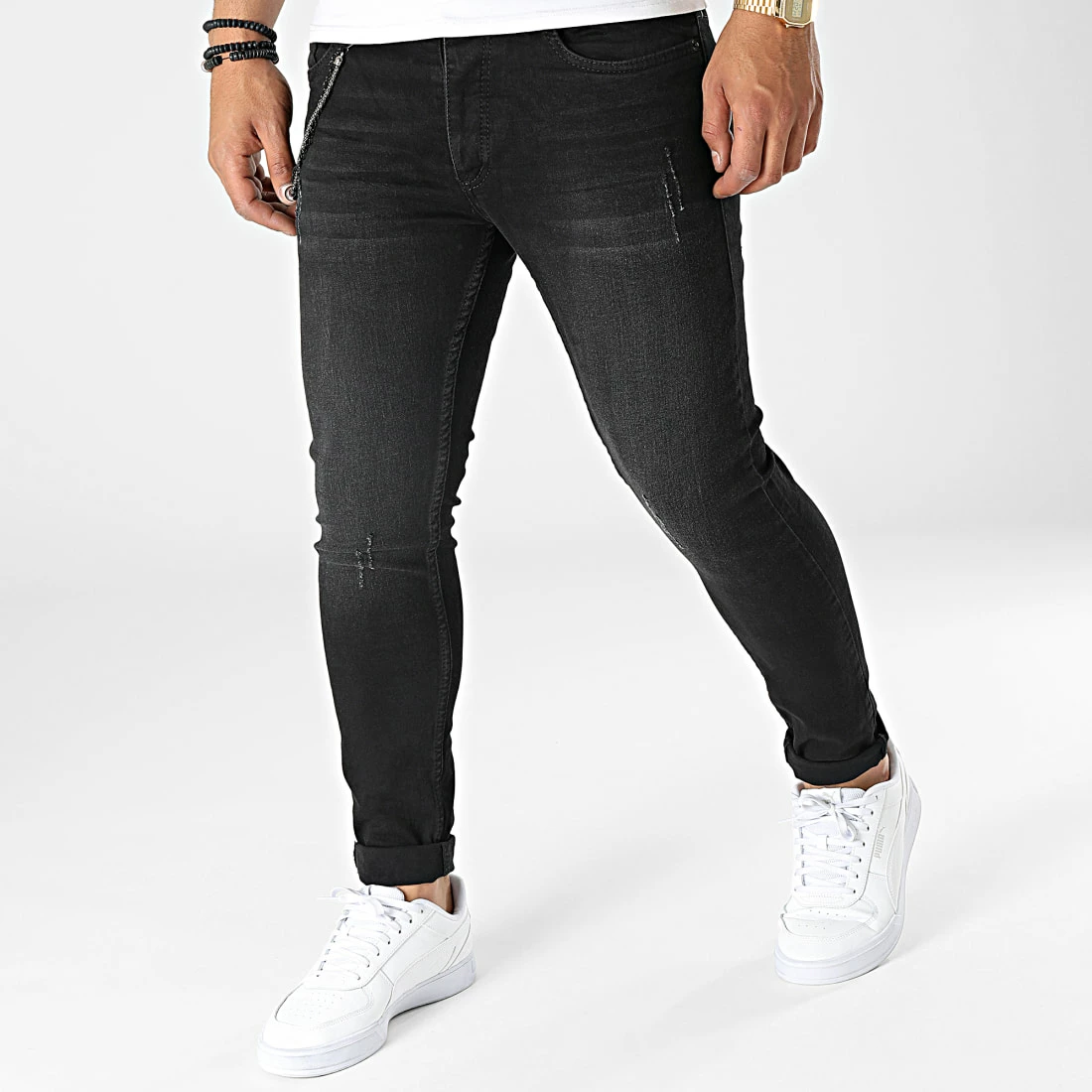 Tout neuf 👍 Jean Skinny 15371 Noir de Classic Series 🛒 3 Tout neuf 👍 Jean Skinny 15371 Noir de Classic Series 🛒