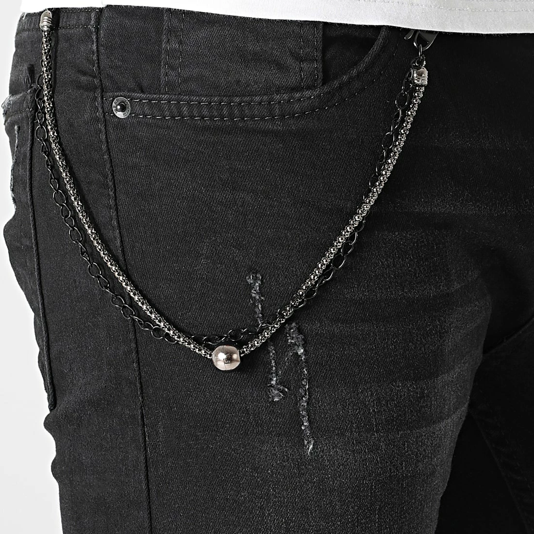 Tout neuf 👍 Jean Skinny 15371 Noir de Classic Series 🛒 4 Tout neuf 👍 Jean Skinny 15371 Noir de Classic Series 🛒 – Image 2