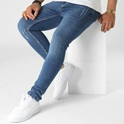 Bon marché 🔥 Jean Skinny 15590 Bleu Denim de Classic Series 👍 -Classic Series Soldes classic series 321223 15590 BF 20220531T151539 03