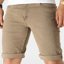 Meilleure vente 🤩 Short Jean 7024 Marron de Classic Series 🎉