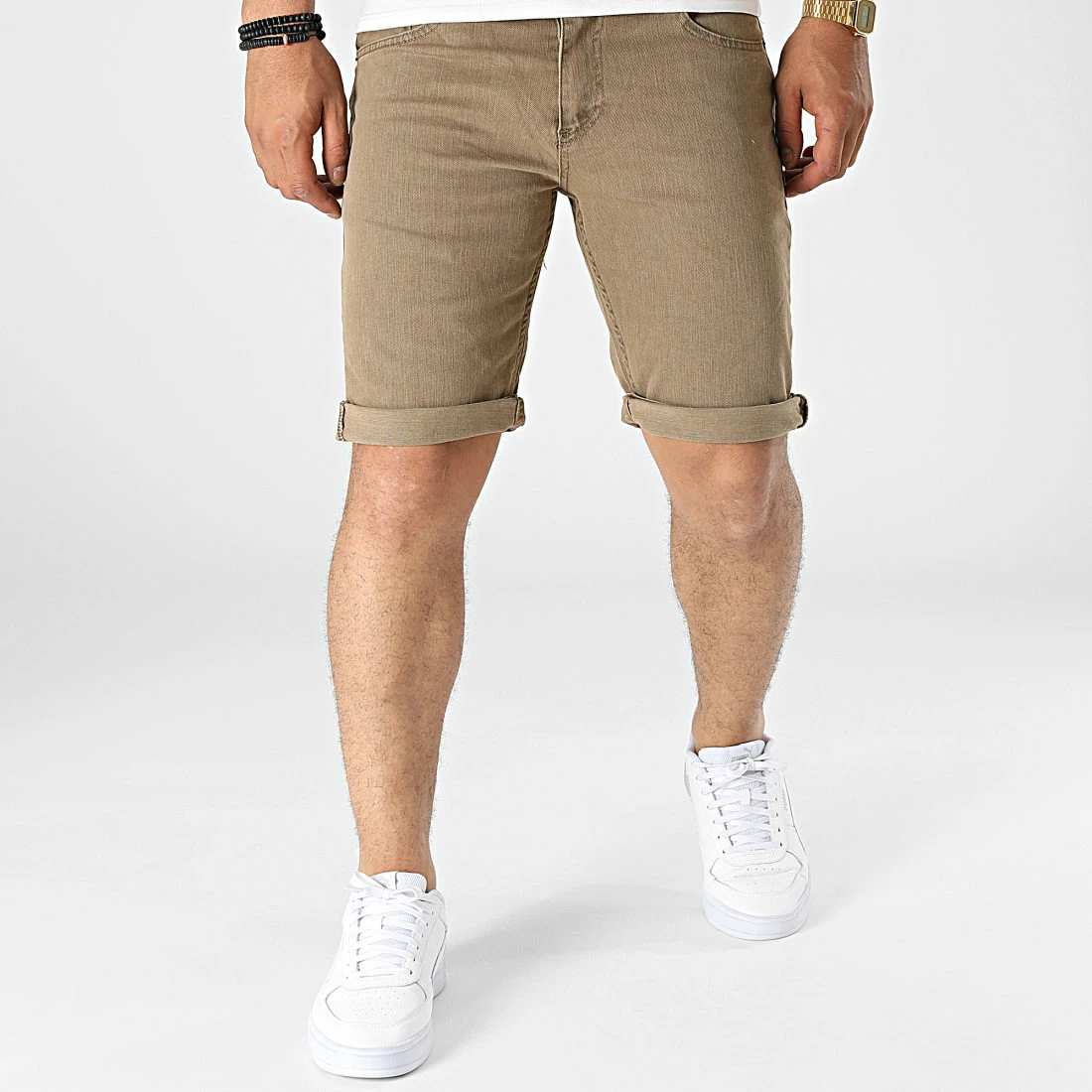 Meilleure vente 🤩 Short Jean 7024 Marron de Classic Series 🎉 5 Meilleure vente 🤩 Short Jean 7024 Marron de Classic Series 🎉 – Image 3