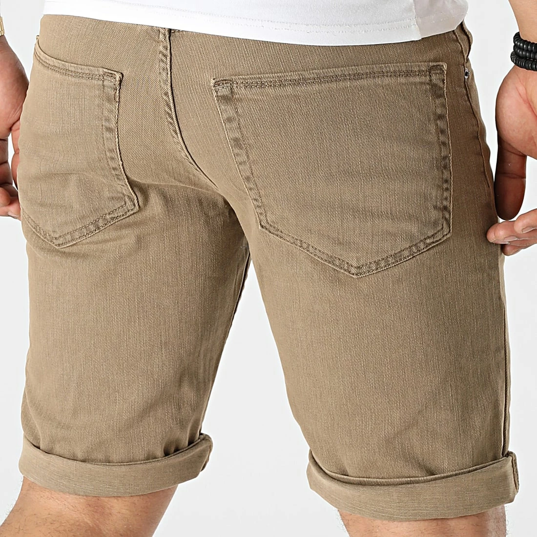 Meilleure vente 🤩 Short Jean 7024 Marron de Classic Series 🎉 6 Meilleure vente 🤩 Short Jean 7024 Marron de Classic Series 🎉 – Image 4