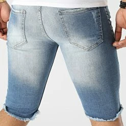 Budget ✔️ Short Jean 7050 Bleu Denim de Classic Series 🌟 -Classic Series Soldes classic series 321246 7050 20220601T123007 04