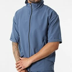 Offres 🔔 Ensemble Tee 👕 Shirt Zippé Jogger Pant F22-911T Bleu Marine de Classic Series ✔️ -Classic Series Soldes classic series 321275 F22 911T MAVI 20220530T155527 03