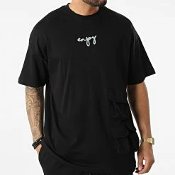 Tout neuf 💯 Ensemble Tee 👕 Shirt Oversize Short Jogging Y205UST Noir de Classic Series ✨ -Classic Series Soldes classic series 321276 Y205UST SIYAH 20220530T161035 03