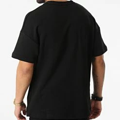 Vente flash 😀 Ensemble Tee 👚 Shirt Short Jogging Y203UST Noir de Classic Series 🌟 -Classic Series Soldes classic series 321287 Y203UST SIYAH 20220530T161129 04