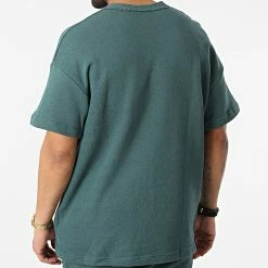 Nouveau 💯 Ensemble Tee 👚 Shirt Short Jogging Y203UST Vert de Classic Series ❤️ -Classic Series Soldes classic series 321290 Y203UST PETROL 20220530T161332 04