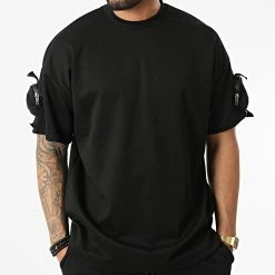 Sortie 🎉 Ensemble Tee 👕 Shirt Short Jogging Y022UST Noir de Classic Series 🔔 -Classic Series Soldes classic series 321292 Y022UST SIYAH 20220530T161109 03