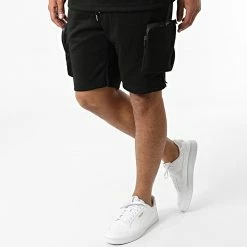 Sortie 🎉 Ensemble Tee 👕 Shirt Short Jogging Y022UST Noir de Classic Series 🔔 -Classic Series Soldes classic series 321292 Y022UST SIYAH 20220530T161112 05
