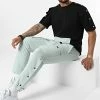 Vente flash 😍 Ensemble Tee 👕 Shirt Pantalon Cargo F22-907T Noir Vert Clair de Classic Series 😍 -Classic Series Soldes classic series 321299 F22 907T SIYAH MINT 20220609T135632 01