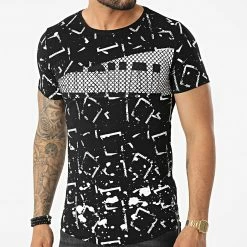 Meilleure vente 🎉 Tee 👚 Shirt Oversize AXI029 Noir de Classic Series ⭐