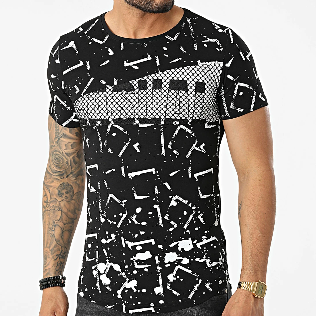 Meilleure vente 🎉 Tee 👚 Shirt Oversize AXI029 Noir de Classic Series ⭐ 3 Meilleure vente 🎉 Tee 👚 Shirt Oversize AXI029 Noir de Classic Series ⭐