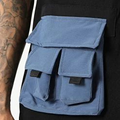 Meilleure vente ✨ Ensemble Tee 👚 Shirt Pantalon Cargo F22-906T Noir Bleu de Classic Series 🥰 -Classic Series Soldes classic series 321302 F22 906T SIYAH MAVI 20220530T155229 02