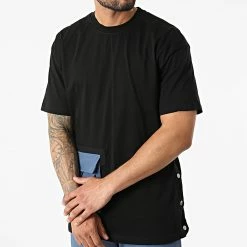 Meilleure vente ✨ Ensemble Tee 👚 Shirt Pantalon Cargo F22-906T Noir Bleu de Classic Series 🥰 -Classic Series Soldes classic series 321302 F22 906T SIYAH MAVI 20220530T155230 03