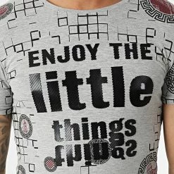 Promo 👏 Tee 👚 Shirt AXI028 Gris Chiné de Classic Series 😍 -Classic Series Soldes classic series 321319 AXI028 GRI 20220530T160923 02