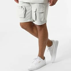 Offres ⌛ Ensemble Tee 👚 Shirt Oversize Short Jogging Y205UST Gris de Classic Series 🎉 -Classic Series Soldes classic series 321335 Y205UST GRI 20220530T161223 05