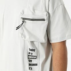 Offres 😀 Ensemble Tee 👕 Shirt Oversize Short Jogging Y258UST Gris de Classic Series 🔥 -Classic Series Soldes classic series 321336 Y258UST GRI 20220530T161236 02