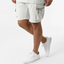 Offres 😀 Ensemble Tee 👕 Shirt Oversize Short Jogging Y258UST Gris de Classic Series 🔥 -Classic Series Soldes classic series 321336 Y258UST GRI 20220530T161240 05