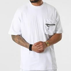 Remise 😍 Ensemble Tee 👕 Shirt Oversize Short Jogging Y258UST Blanc de Classic Series 🥰 -Classic Series Soldes classic series 321338 Y258UST BEYAZ 20220530T161425 03