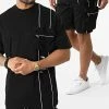 Grosses soldes 👏 Ensemble Tee 👚 Shirt Oversize Short Jogging Y258UST Noir de Classic Series 🔥 -Classic Series Soldes classic series 321340 Y258UST SIYAH 20220530T161051 01