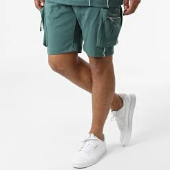 Meilleur prix 🛒 Ensemble Tee 👚 Shirt Oversize Short Jogging Y258UST Vert de Classic Series 🎁 -Classic Series Soldes classic series 321343 Y258UST PETROL 20220530T161353 05