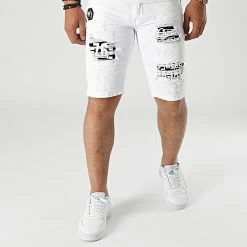 Nouveau ✨ Short Jean Slim E7788 Blanc de Classic Series 🌟 8 Nouveau ✨ Short Jean Slim E7788 Blanc de Classic Series 🌟 -Classic Series Soldes classic series 321686 E7788 20220608T160348 03