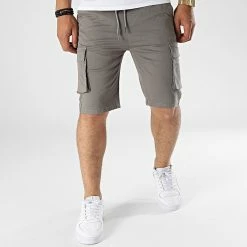 Sortie 🎉 Short Cargo JIB-DP-SS22-058 Gris de Classic Series 🔔 -Classic Series Soldes classic series 321922 JIB DP SS22 058 176 20220609T123237 03