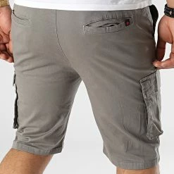 Sortie 🎉 Short Cargo JIB-DP-SS22-058 Gris de Classic Series 🔔 -Classic Series Soldes classic series 321922 JIB DP SS22 058 176 20220609T123238 04