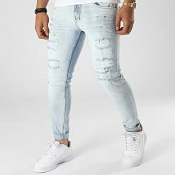 Meilleure vente ✔️ Jean Skinny DHZ-3290 Bleu Wash de Classic Series ❤️